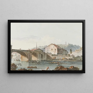 Joseph Emmanuel Curty - Vue dun pont Fribourg.webp
