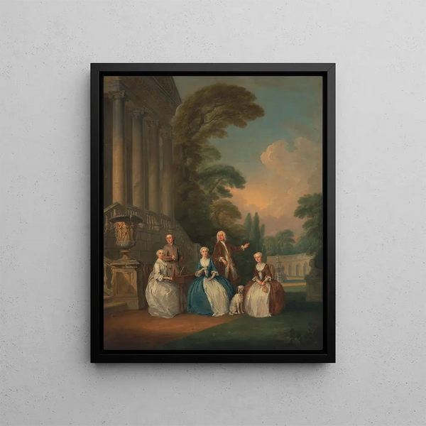 Joseph Francis Nollekens - Portrait of a Family.webp