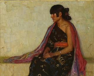 Robe hopi ancienne crucifiée - Joseph Henry Sharp — näkymä teoksesta
