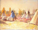 Le Tipi bleu - Joseph Henry Sharp — näkymä teoksesta