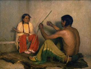 L'arc brisé - Joseph Henry Sharp — näkymä teoksesta