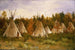 Kesäleiri - Joseph Henry Sharp — näkymä teoksesta