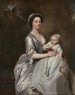 Mme Sharpe et son enfant - Joseph Highmore — näkymä teoksesta