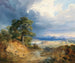 Un paysage des Carpates avec un berger et son bétail - Joseph Holzer — näkymä teoksesta