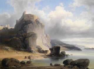 Joseph Holzer - Blick auf die Burgruine Devin.webp