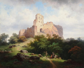 Ruine Paulenstein près de Stampfen en Hongrie - Joseph Holzer — näkymä teoksesta