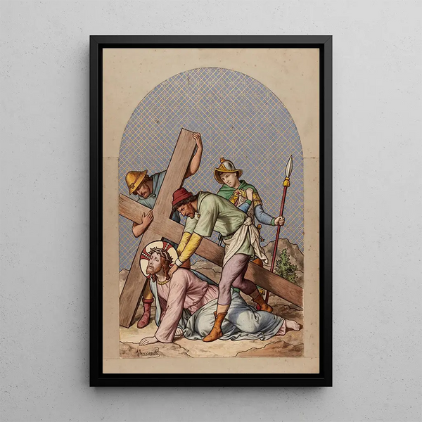 Joseph Hussenot - IX Jsus tombe pour la troisime fois.webp