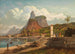 Rio de Janeiro -maalaus Mont Corcovado ja Botafogon lahti - Joseph Lee — näkymä teoksesta