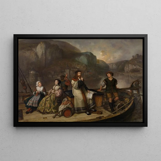 Joseph Lies - Albrecht Drer Sailing down the Rhin.webp