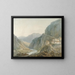 Ascension vers la cascade de Terni - Joseph Mallord William Turner — kehystetty taideteos seinällä
