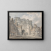 Portti kirkon Kristus Canterburyssä - Joseph Mallord William Turner — kehystetty taideteos seinällä