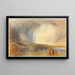Flüelen-maalaus Lucerne-järvestä - Joseph Mallord William Turner — kehystetty taideteos seinällä