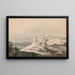 Harlechin linna, Wales, etelänäkymä - Joseph Mallord William Turner — kehystetty taideteos seinällä