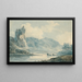 Rocher d'Ilam, Dovedale, Derbyshire - Joseph Mallord William Turner — kehystetty taideteos seinällä