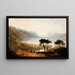 Lac Lémanin Montreuxista - Joseph Mallord William Turner — kehystetty taideteos seinällä
