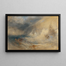 Phare des Longships Land's End - Joseph Mallord William Turner — kehystetty taideteos seinällä