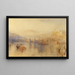 Lucernan maalaus järvestä - Joseph Mallord William Turner — kehystetty taideteos seinällä