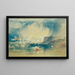 Lyme Regis, Dorsetshire, Englanti - Joseph Mallord William Turner — kehystetty taideteos seinällä