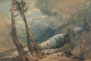 Joseph Mallord William Turner - Mer de Glace in the Valley of Chamouni Switzerland.webp