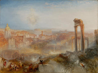 Rooma moderni, Campo Vaccino - Joseph Mallord William Turner — näkymä teoksesta