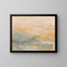 Mosel-joen rannalla Traben-Trarbachin lähellä - Joseph Mallord William Turner — kehystetty taideteos seinällä
