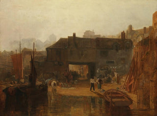 Saltash-maalaus jokiveneellä, Cornwall - Joseph Mallord William Turner — näkymä teoksesta