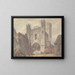 Porte Saint-Augustin de Canterbury - Joseph Mallord William Turner — kehystetty taideteos seinällä