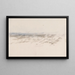 Le Croquis de la Manche 27 - Joseph Mallord William Turner — kehystetty taideteos seinällä