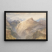 Le fort de l'Esseillon Val de la Maurienne Ranska - Joseph Mallord William Turner — kehystetty taideteos seinällä