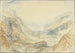 Näkymä Saint-Gothardin solassa, Sveitsi - Joseph Mallord William Turner — näkymä teoksesta