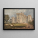Näkymä Hampton Court Hertfordshireista luoteesta - Joseph Mallord William Turner — kehystetty taideteos seinällä