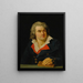 Portrait de D. F. Desrues - Joseph Marie Vien le Jeune — kehystetty taideteos seinällä