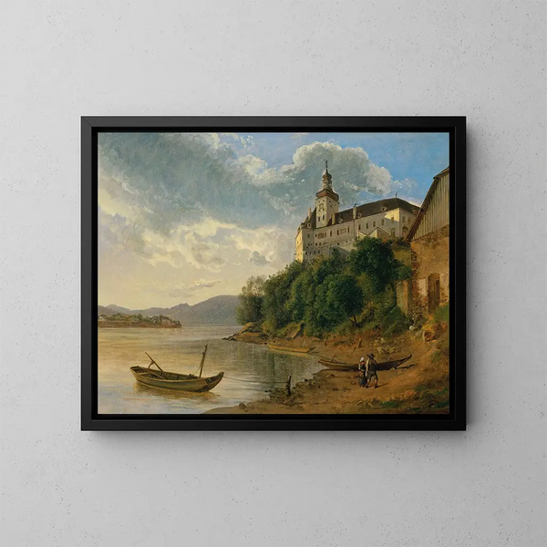 Château de Persenbeug - Joseph Rebell — kehystetty taideteos seinällä
