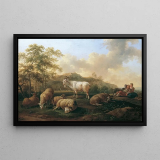 Joseph Roos the elder - Landschaft mit weidendem Vieh.webp
