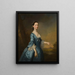 Portrait de Mme Hannah Maria Edmunds Née Offley - Joseph Samuel Webster — kehystetty taideteos seinällä