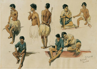 Joseph Selleny - Eingeborene der Insel Puinipet Ponape Caroline Islands.webp
