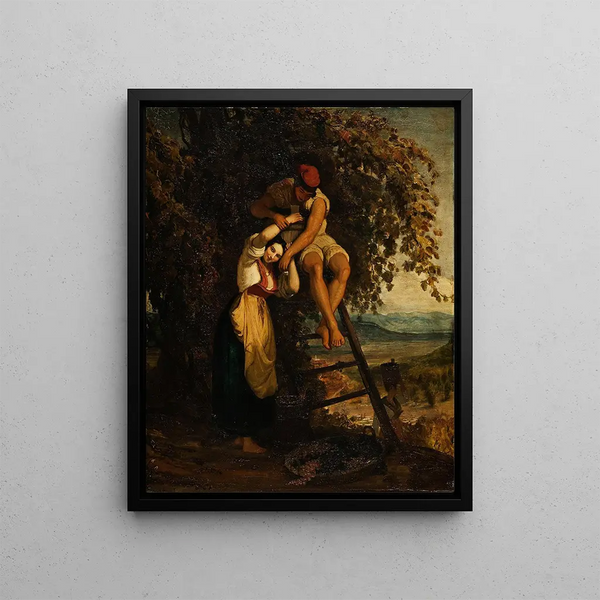 Joseph Severn - Italian Woman And Her Daughter.webp