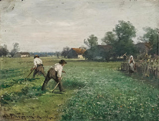 Sadonkorjuun aika - Joseph Wopfner — näkymä teoksesta
