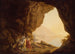 Grotte meren rannalla Napolin valtakunnassa bandiittien kanssa auringonlaskussa - Joseph Wright de Derby — näkymä teoksesta
