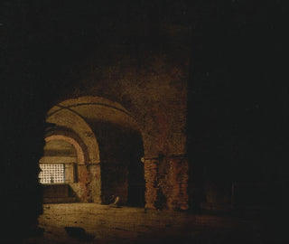 Le Prisonnier - Joseph Wright de Derby — näkymä teoksesta