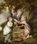 Les enfants Synnot - Joseph Wright de Derby — näkymä teoksesta