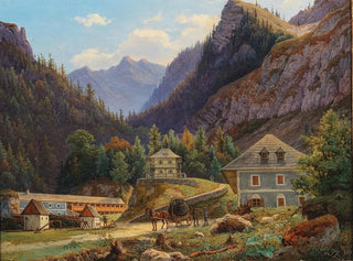 Joseph Zahradniczek - Motiv aus der Steiermark.webp