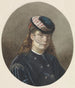 Portrait d'une jeune femme portant un chapeau à voile - Joseph de Groot — näkymä teoksesta
