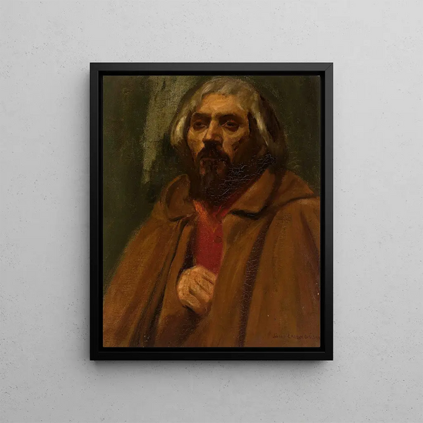 Jozef Chelmonski - Portrait of a peasant.webp