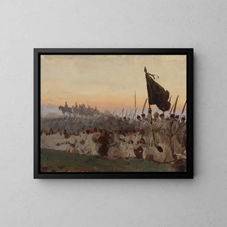 Jozef Chelmonski - Scythemen sketch for Racawice.webp