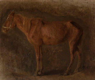 Jozef Chelmonski - Study of a horse.webp