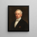 Portrait d'Edward Moretus - Józef Delin — kehystetty taideteos seinällä