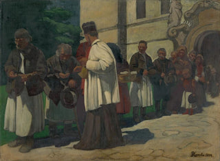 Aumône - Jozef Hanula — näkymä teoksesta