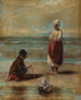 Enfants au bord de la mer - Jozef Israëls — näkymä teoksesta