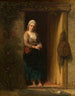 Ida, la fille du pêcheur à la porte - Jozef Israëls — näkymä teoksesta